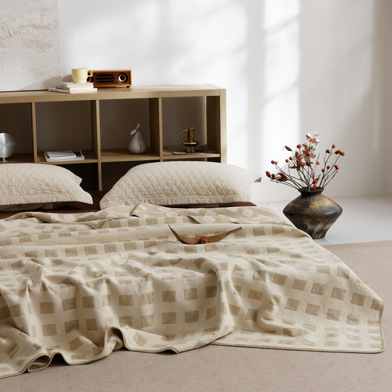 blanket + throw pillow