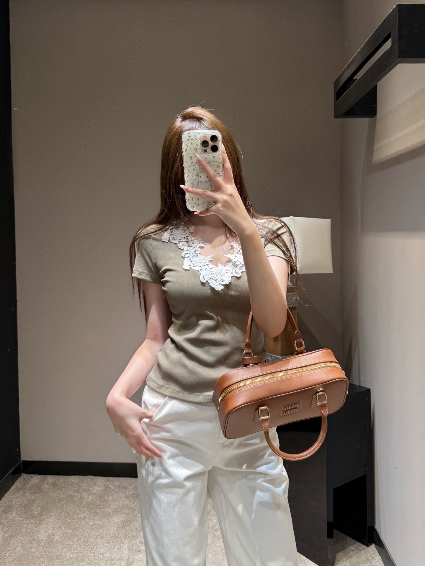 Ribbed Short Sleeve Top
