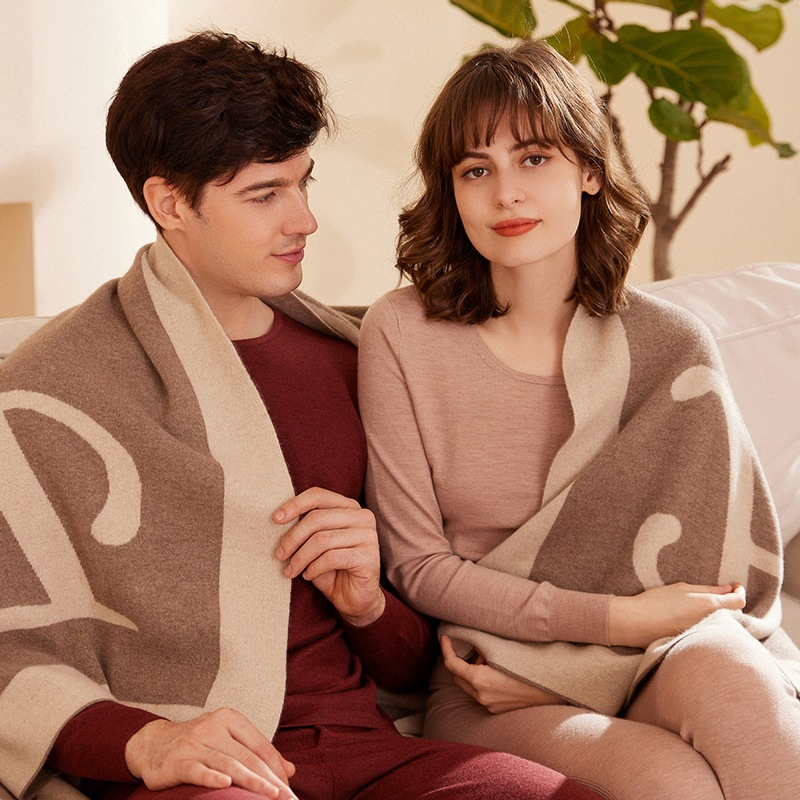 blanket + throw pillow