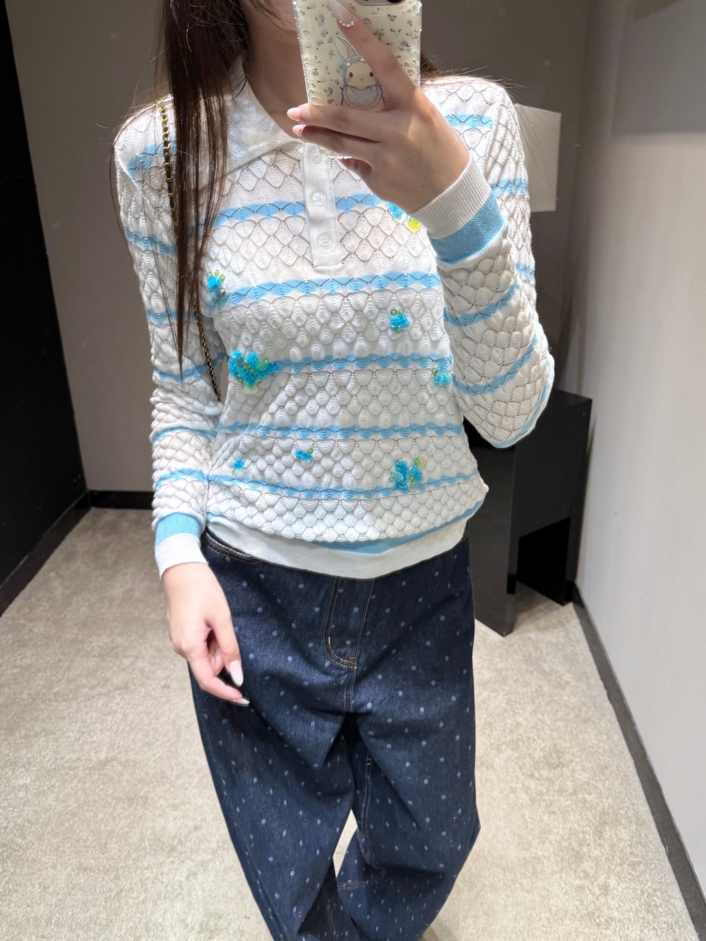Blue Striped Long Sleeve