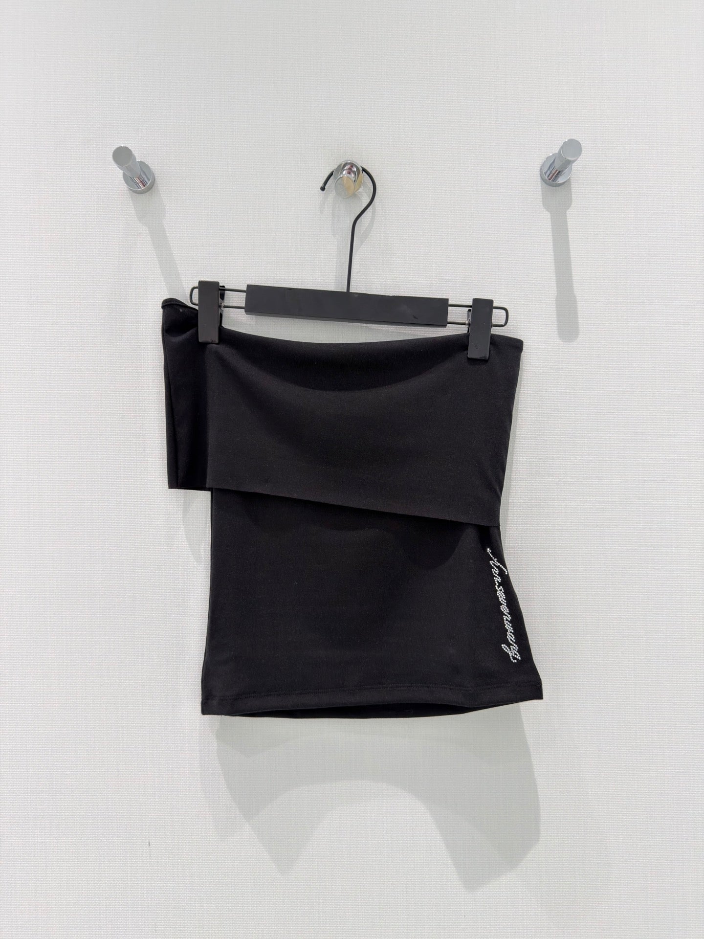 Folded bandeau tube top