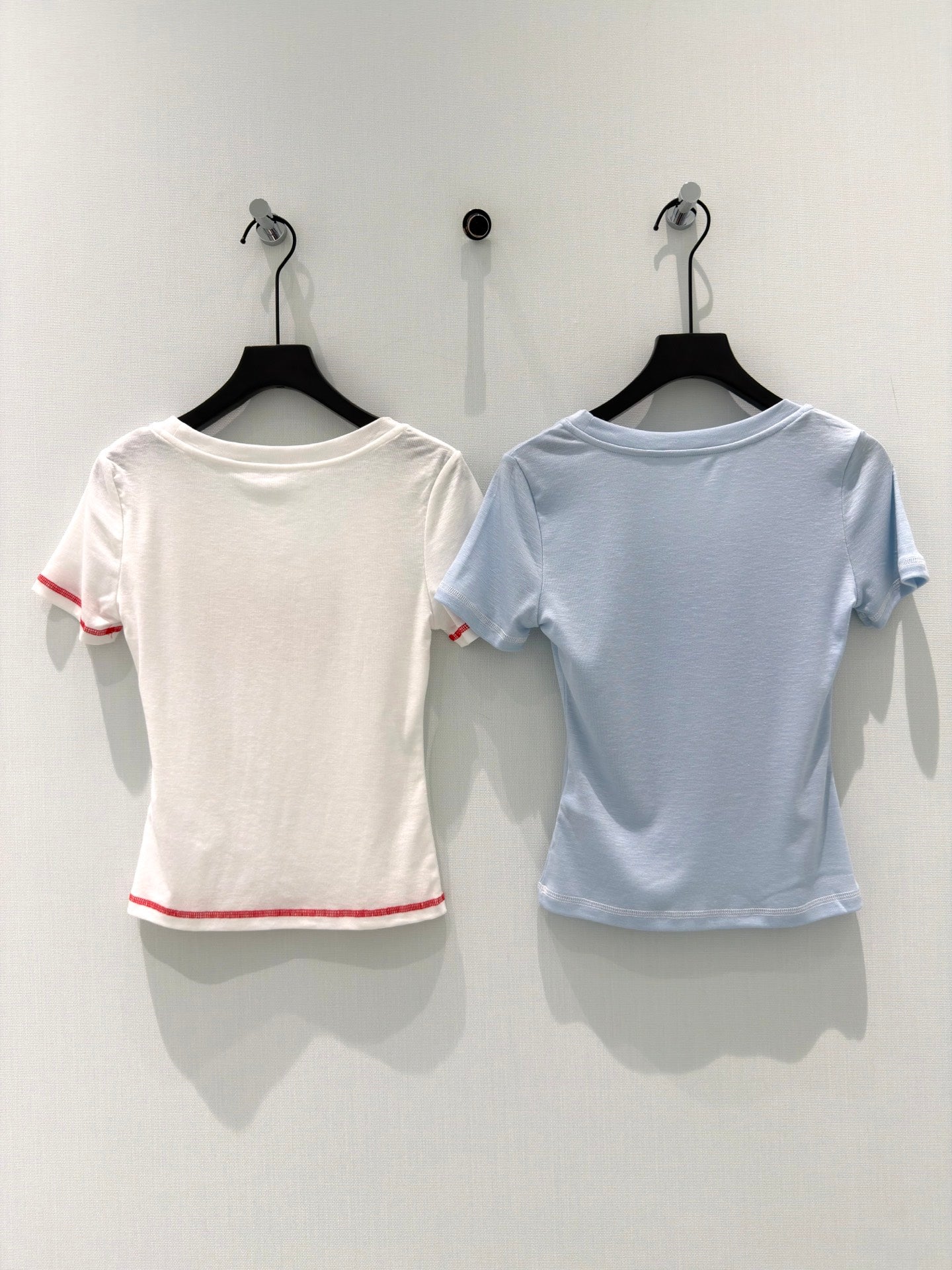 Vintage script embroidered crop tee