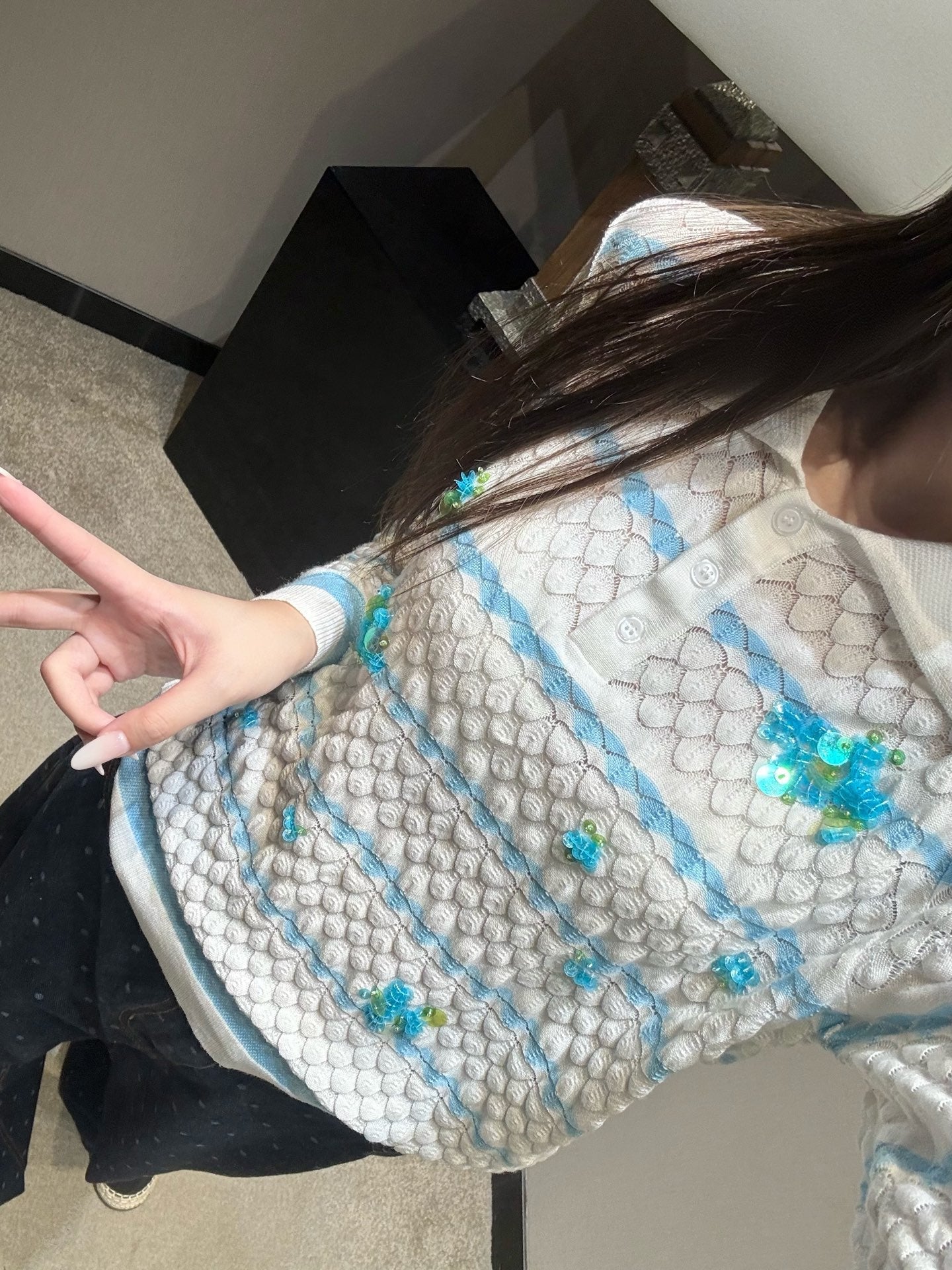 Blue Striped Long Sleeve