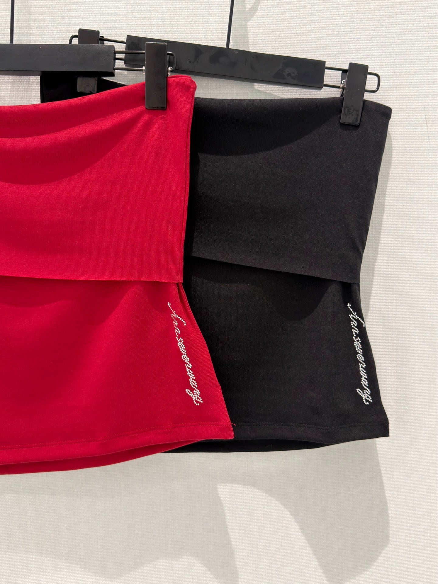 Folded bandeau tube top