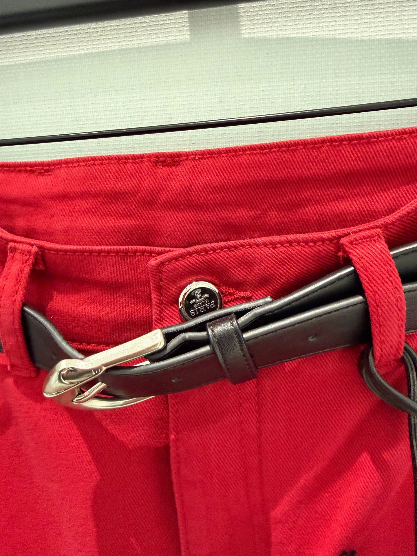 new red jeans