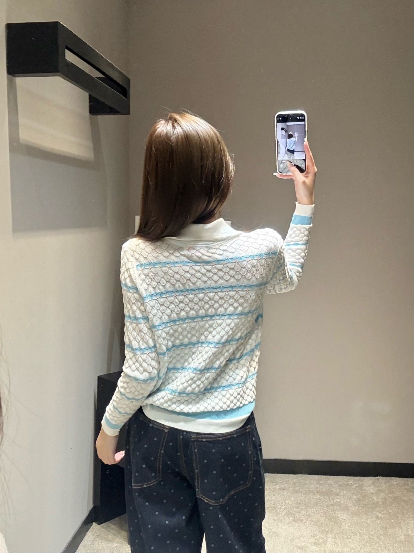 Blue Striped Long Sleeve